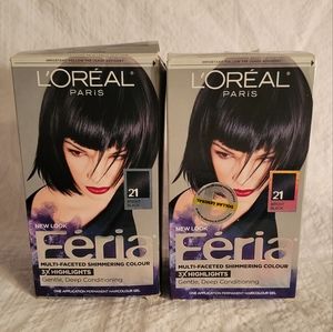 L'oreal Paris Feria Haircolor #21 Bright Black